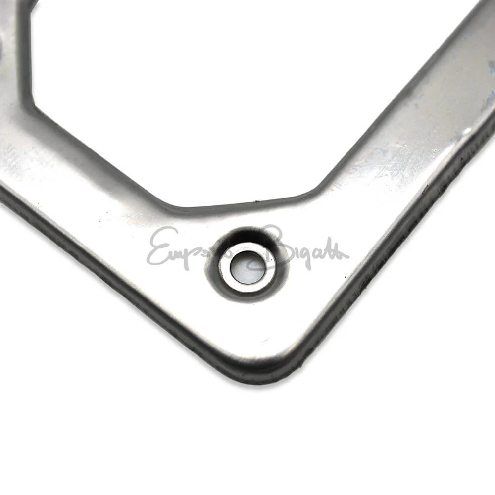 Coppia cornice targa in acciaio inox fino al 1975 | Fiat 500 | - Image 2