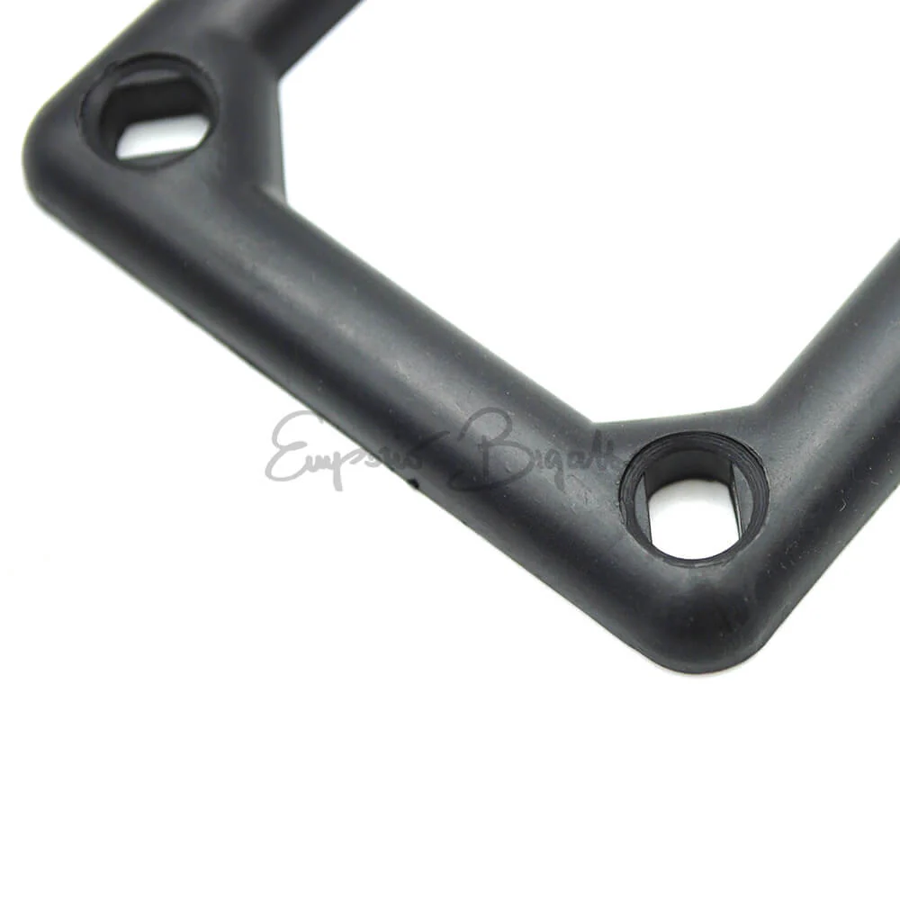 Coppia cornice targa in plastica nera fino al 1975 | Fiat 500 | - Image 2