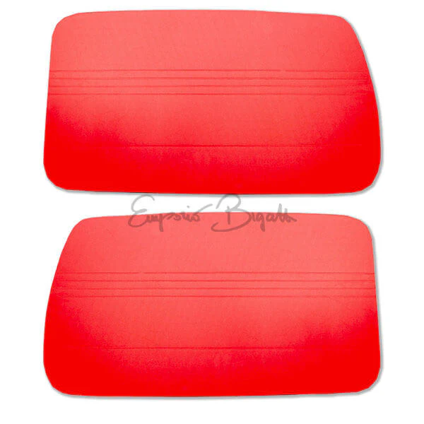 Coppia pannelli porta anteriori rosso | Fiat 500 D | Fiat 500 Giardiniera |