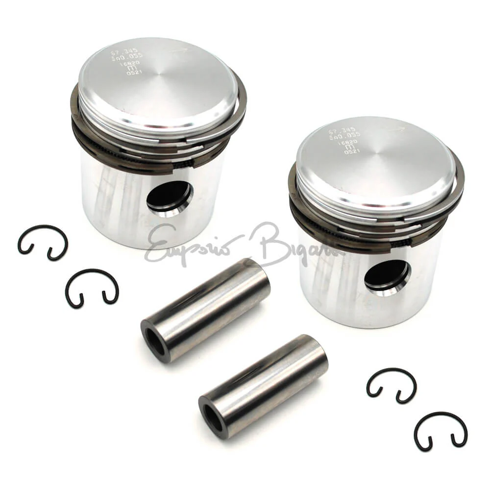 Coppia pistoni completi con segmenti 67,4 mm | Fiat 500 D F L | - Image 5