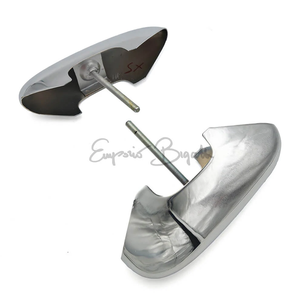 Coppia rostri cromati anteriori | Fiat 600 |