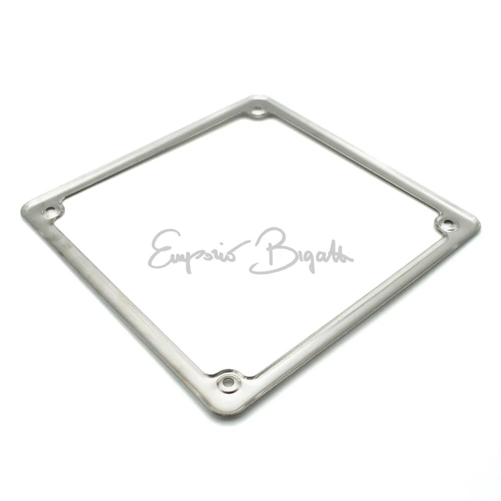 Cornice targa posteriore in acciaio inox moto fino al 1997 | Universale | - Image 3