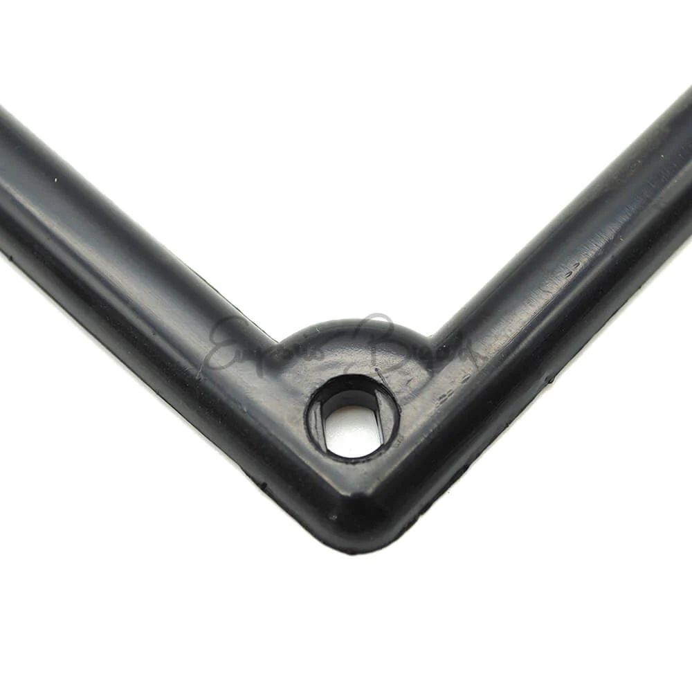 Cornice targa posteriore in plastica fino al 1975 | Fiat 500 F L R N D Giardiniera | Fiat 126 | Fiat 600 | - Image 4