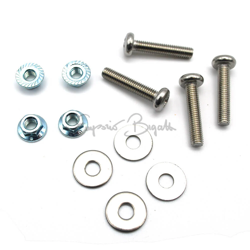 Kit completo cornici targa fino al 1975 in acciaio inox Altissima Qualità | Fiat 500 | - Image 4