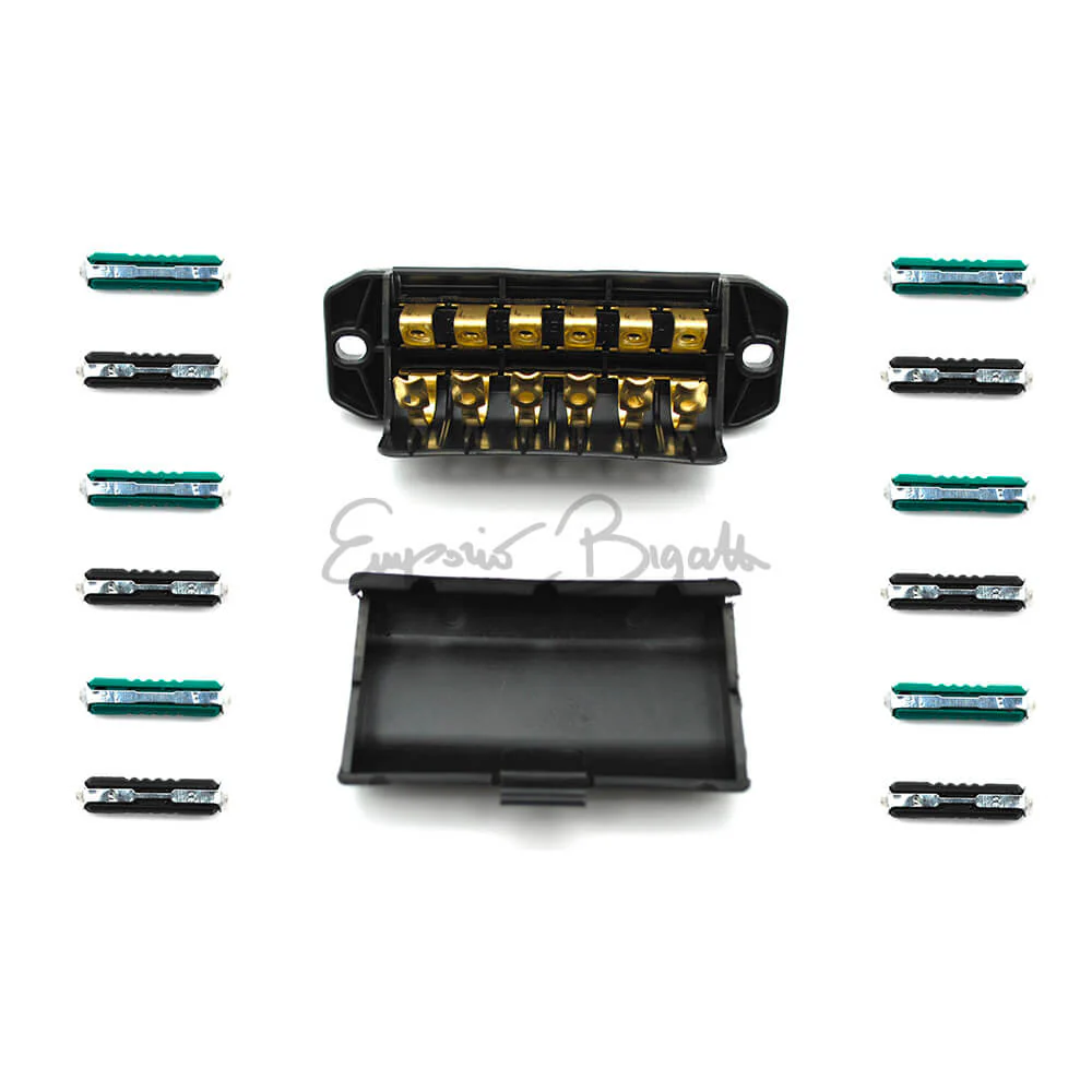 Kit scatola fusibili + 12 fusibili | Fiat 500 L R F 2a serie |