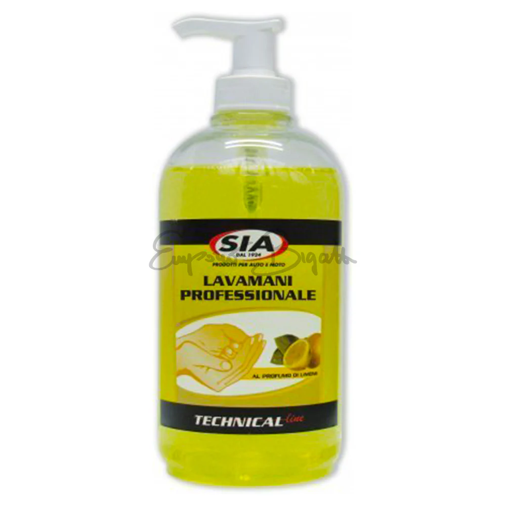Liquido lavamani professionale confezione 500 ml con dispenser