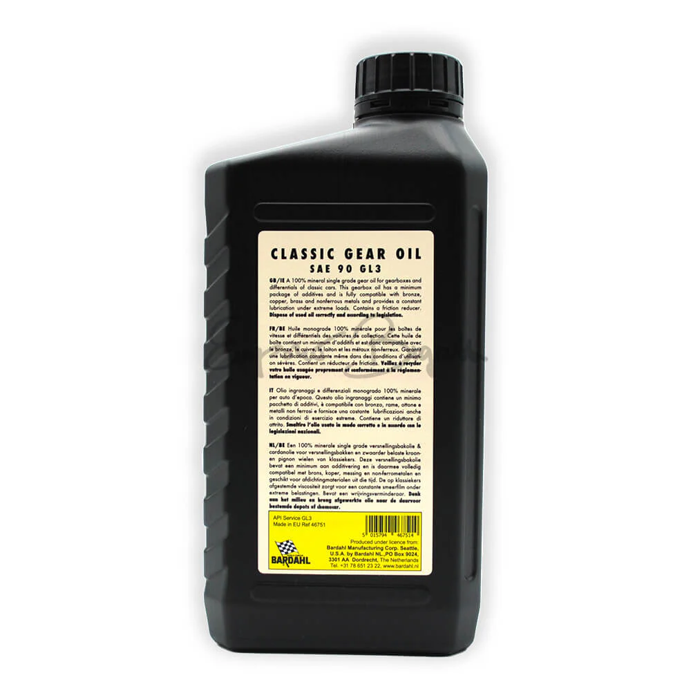 Olio cambio Bardahl Classic SAE 90 - 1 litro - Image 2