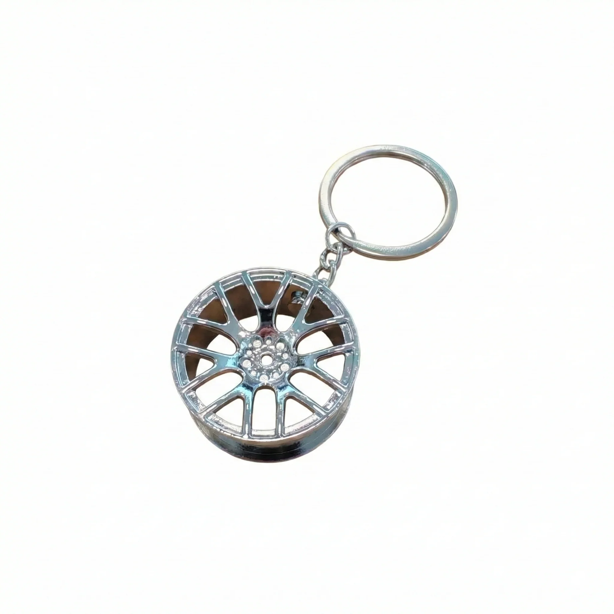 Portachiavi Cerchio Auto Argento | Multirazza | Gadget Tuning