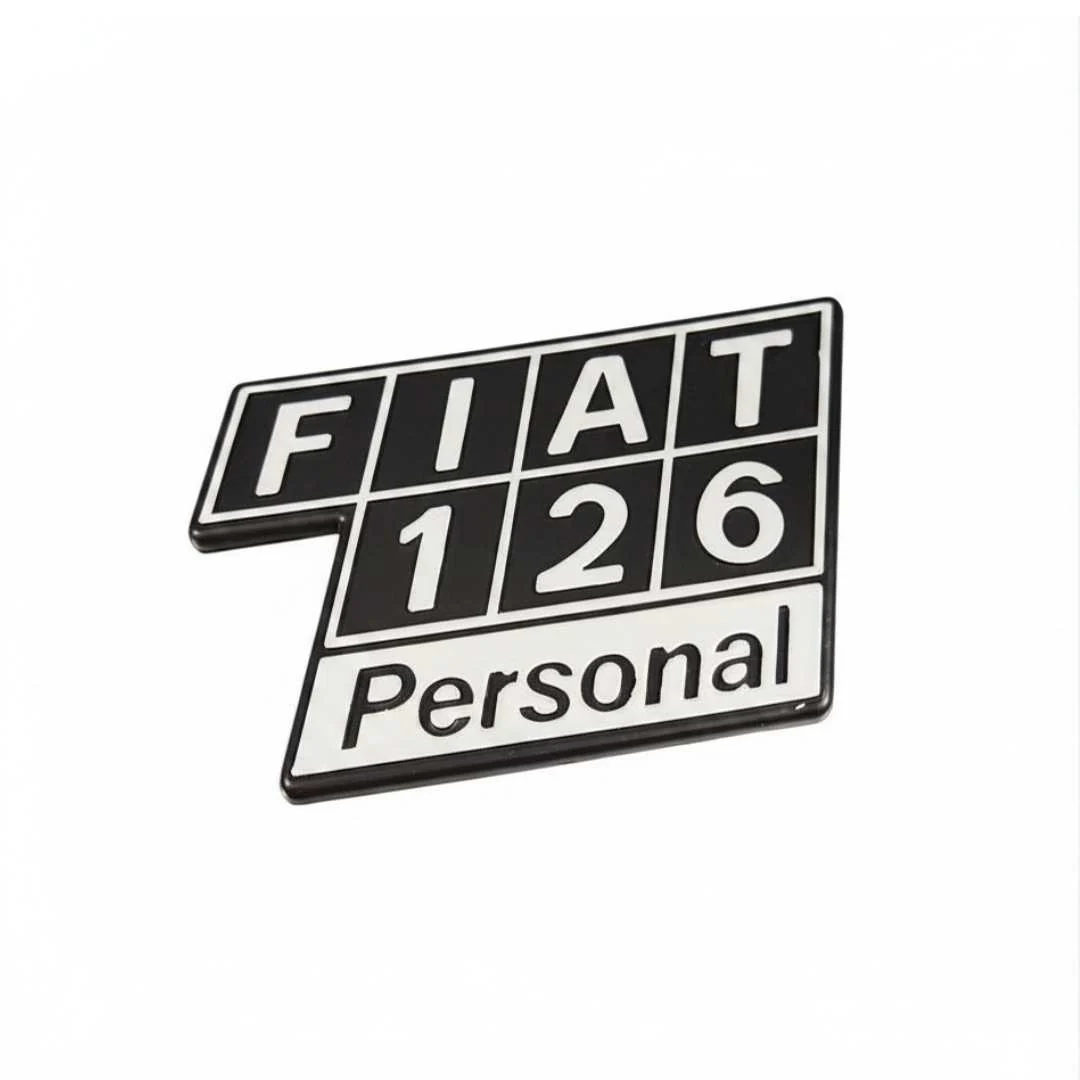 Scritta Posteriore Compatibile Fiat 126 Personal in plastica| Riproduzione