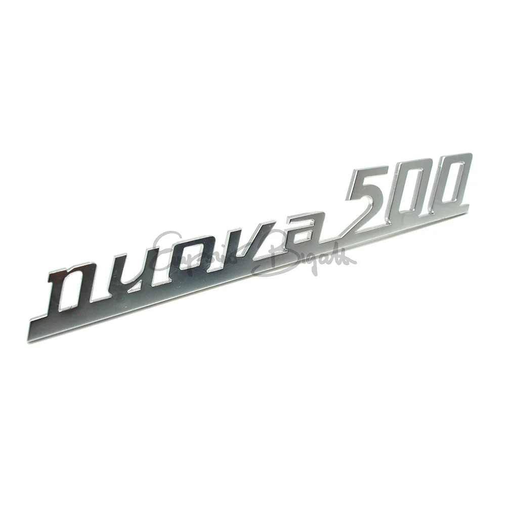 **Scritta posteriore nuova 500 in acciaio inox | Fiat 500 N D F |