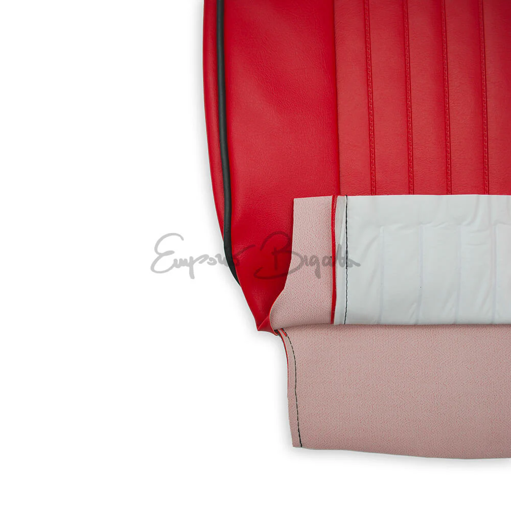 Serie completa fodere rosso sedile in scay | Fiat 500 L | - Image 7