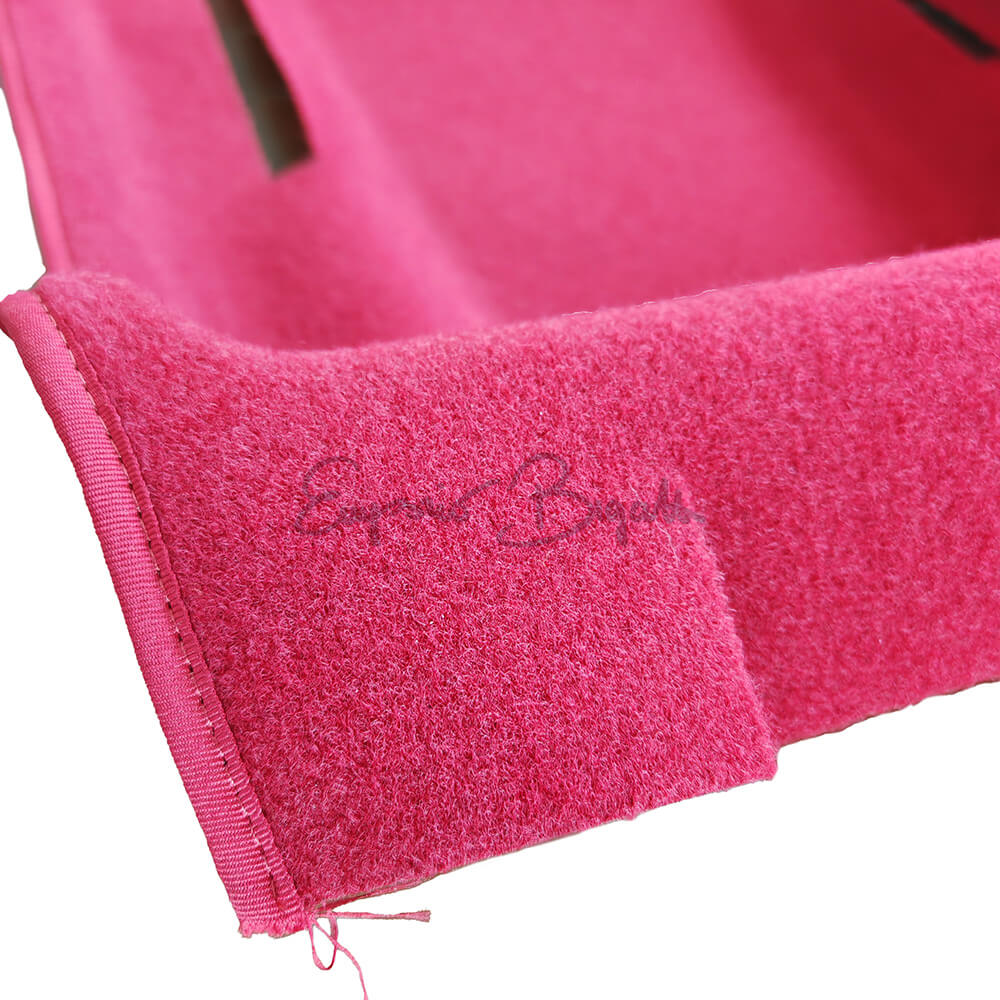 Tappeto preformato in moquette rosso a 1 zerbino | Fiat 500 N D F L R | - Image 2